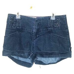 Dark Denim Shorts